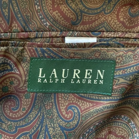 Lauren Ralph Lauren Mens 44R Polyester Blazer Sport Coat Jacket